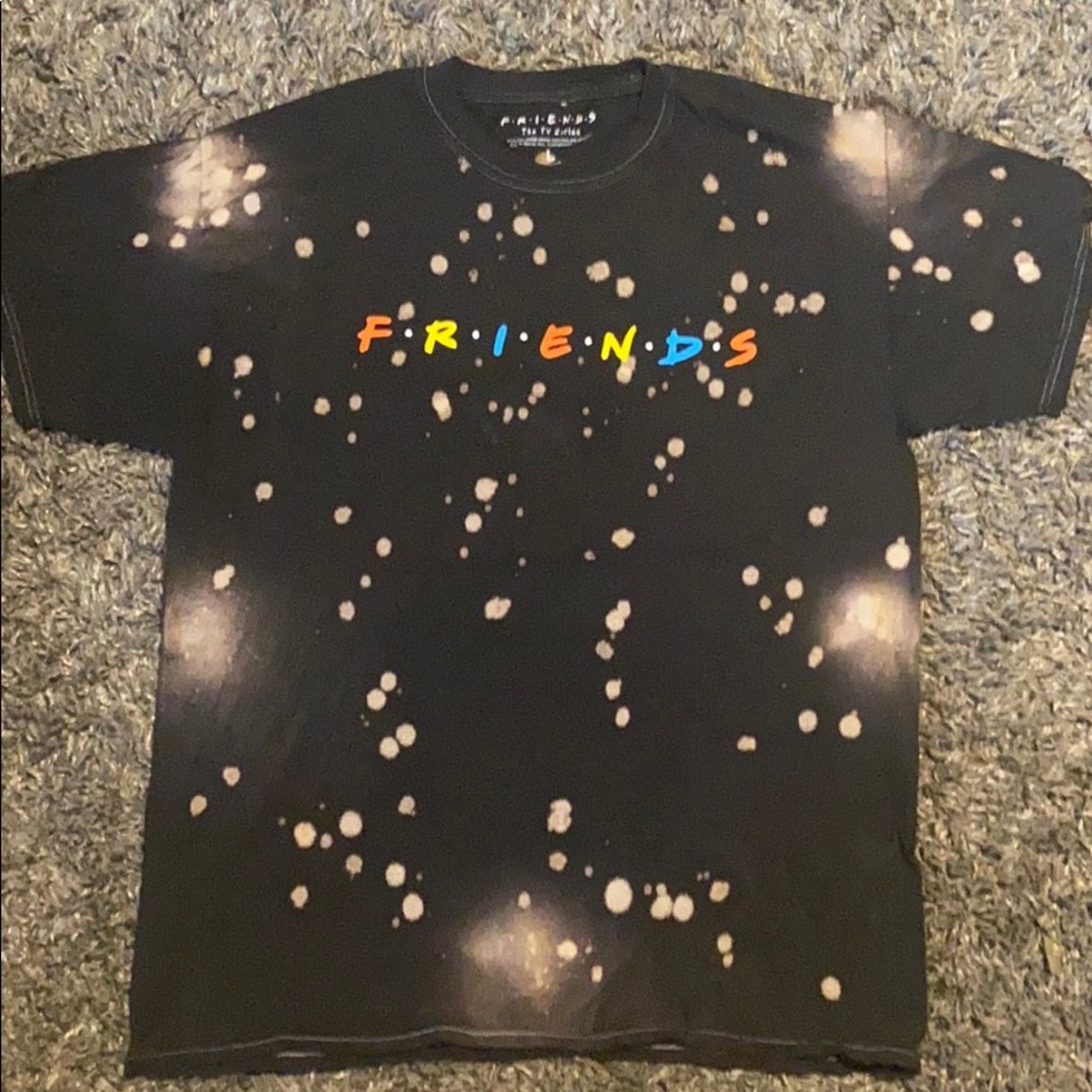 Friends Tie Dye Bleached Tee Classic Must Have